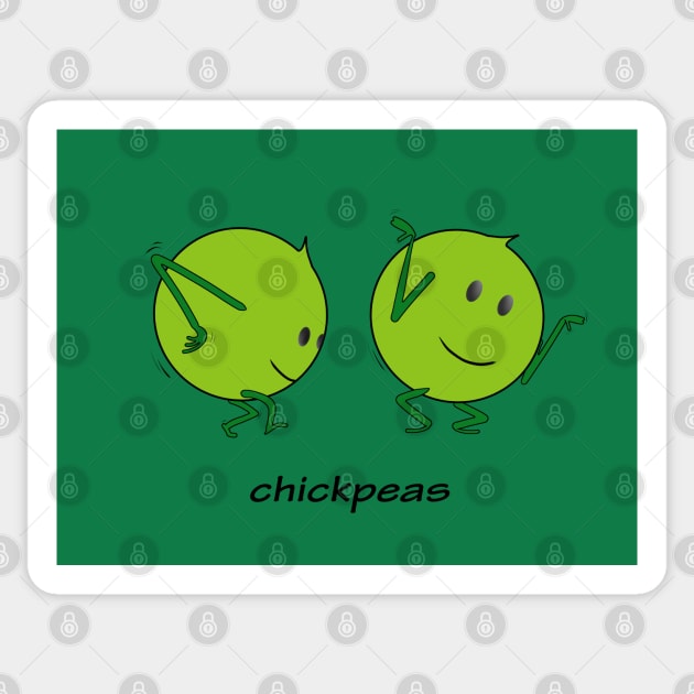 chickpeas Sticker by shackledlettuce